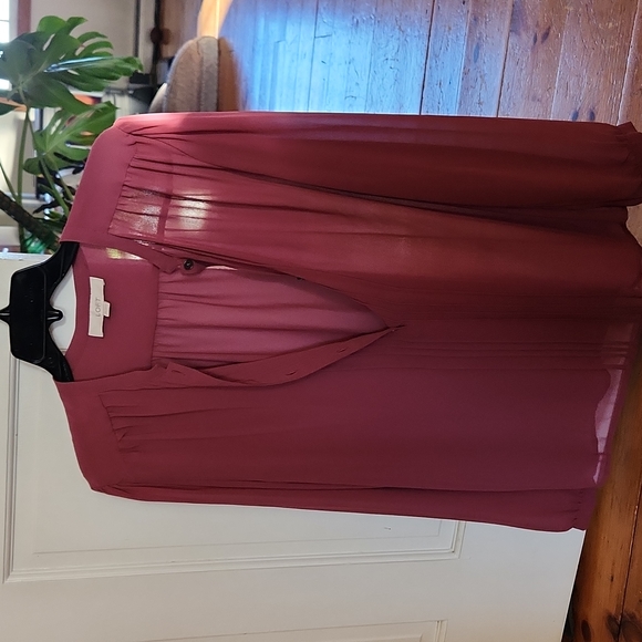 LOFT Tops - XL Loft Sheer Blouse